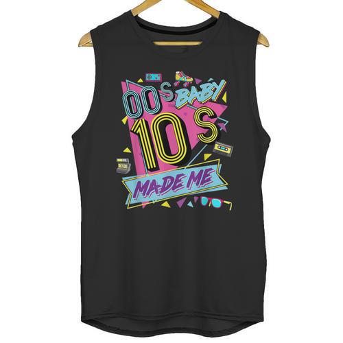 Retro Vintage 00's Baby 10's Made Me Nostalgia Classic Unisex Tank Top - Figerry