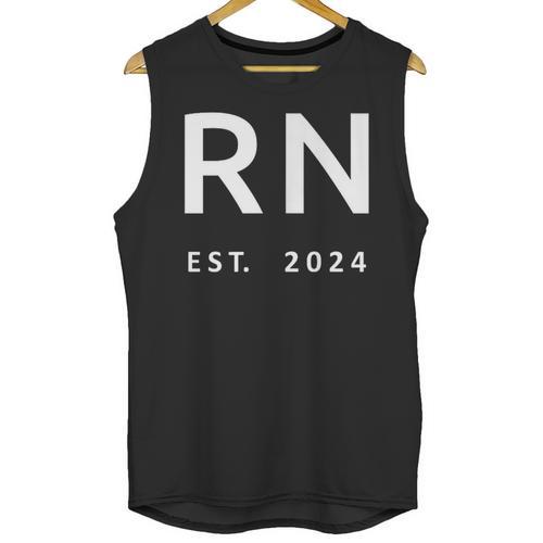 RN Est 2024 Registered Nurse Nursing School Graduation Unisex Tank Top - Best Gift Smart