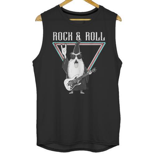 Rock & Roll Wizard Music Nostalgia Unisex Tank Top - Figerry