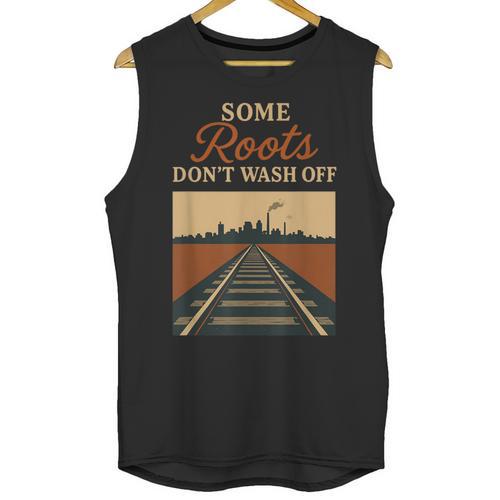 Rust Belt Midwest Nostalgia Steel Town Working Class Pride Unisex Tank Top - Figerry