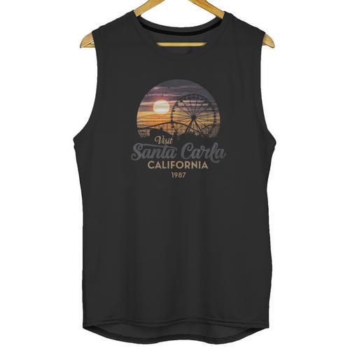 Santa Carla 1987 California Retro Sunset Nostalgia Unisex Tank Top - Figerry