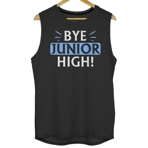 Say Goodbye To Junior High School Fun Graduation Unisex Tank Top - Best Gift Smart