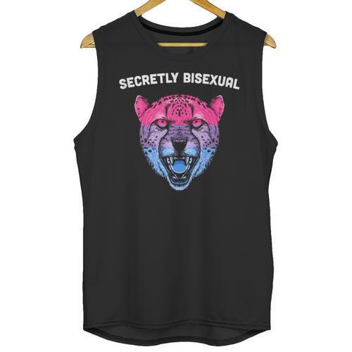 Secretly Bisexual Bi Introvert Bi Pride Antisocial LGBTQ Unisex Tank Top - Raresse