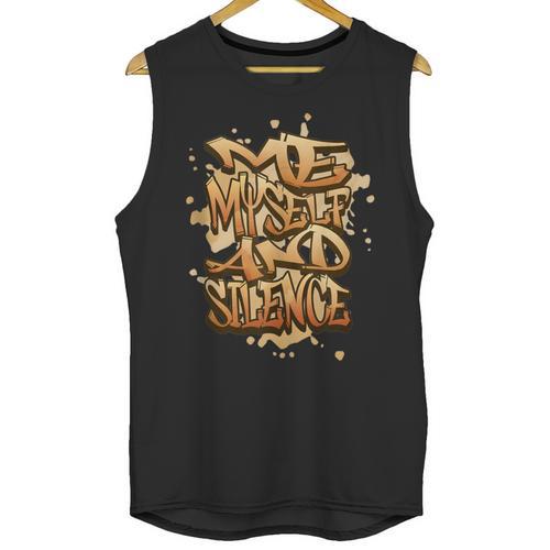 Self Care Introvert Relaxation Me Myself And Silence Retro Unisex Tank Top - Raresse