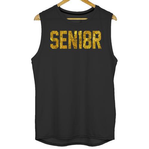 SEN18R Senior 2018 High School Graduation Party T-Shirt Unisex Tank Top - Best Gift Smart