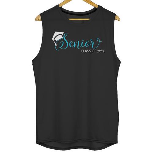 Senior 2019 Shirt Graduation High School College Tee Unisex Tank Top - Best Gift Smart