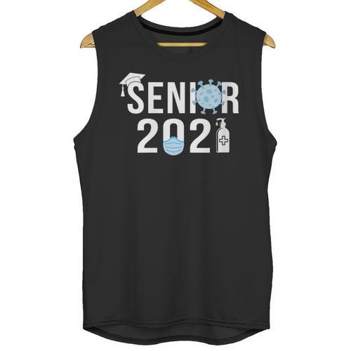 Senior 2021 Grad Shirt 2021 Graduation Unisex Tank Top - Best Gift Smart