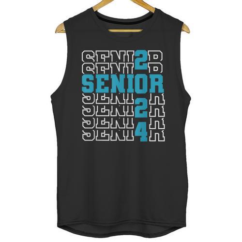 Senior 2024 Graduation Class Of 2024 Senior Boys Girls Unisex Tank Top - Best Gift Smart