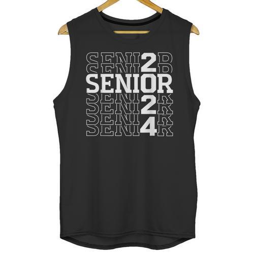 Senior 2024 Graduation Graduate Class Of 2024 Women Boy Girl Unisex Tank Top - Best Gift Smart