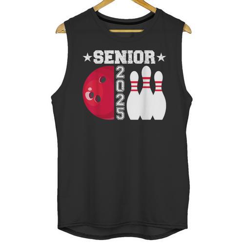 Senior 2025 Bowling Player Class Of 2025 Graduation Seniors Unisex Tank Top - Best Gift Smart