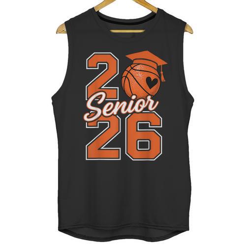 Senior Basketball Class Of 2026 Crew Basketball Graduation Unisex Tank Top - Best Gift Smart