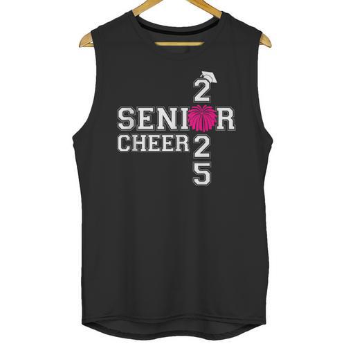Senior Cheerleader Cheer Class Of 2025 Graduation Graduate Unisex Tank Top - Best Gift Smart