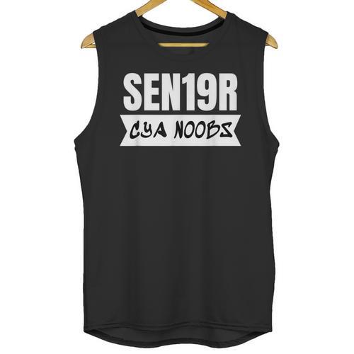 Senior Class 2019 Shirt High School Graduation Geek Unisex Tank Top - Best Gift Smart