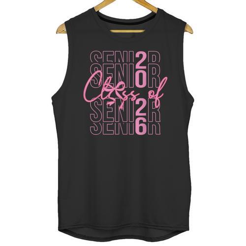 Senior Class Of 2026 Coquette Bow Graduation 2026 Girl Women Unisex Tank Top - Best Gift Smart