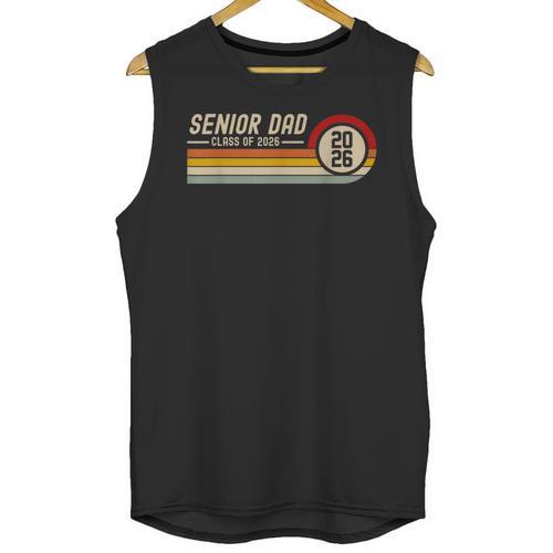 Senior Dad Class Of 2026 Graduation 2026 Graduate Vintage Unisex Tank Top - Best Gift Smart