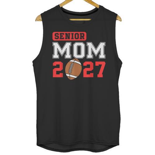 Senior Football Mom 2027 Team Class Of 2027 Graduation Mom Unisex Tank Top - Best Gift Smart
