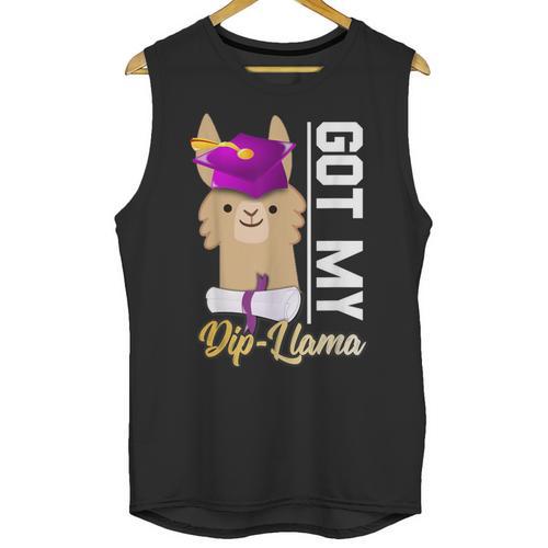 Senior Graduation TShirt 2019 Got My Diploma Llama Pun Shirt Unisex Tank Top - Best Gift Smart