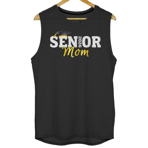 Senior Mom 2026 Class Of 2026 Graduation 26 Family Matching Unisex Tank Top - Best Gift Smart