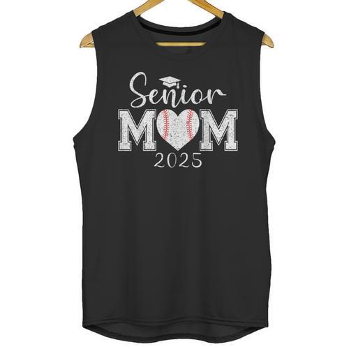 Senior Mom Baseball 2025 Class Of 2025 Graduation Unisex Tank Top - Best Gift Smart