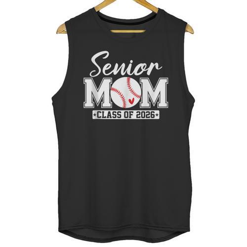 Senior Mom Class Of 2026 Baseball Mom Graduation Unisex Tank Top - Best Gift Smart