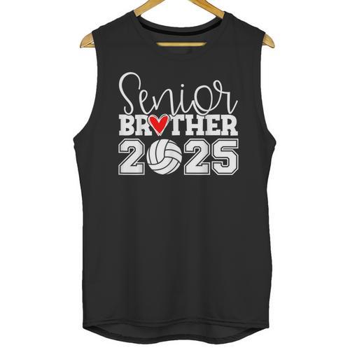 Senior Volleyball Brother 2025 Class Of 2025 Graduation Unisex Tank Top - Best Gift Smart