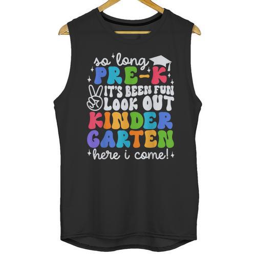 So Long Pre K Graduation Kindergarten Here I Come Kids 2024 Unisex Tank Top - Best Gift Smart