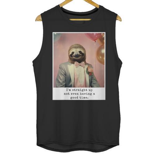 Social Anxiety Not Having A Good Time Socializing Introvert Unisex Tank Top - Raresse
