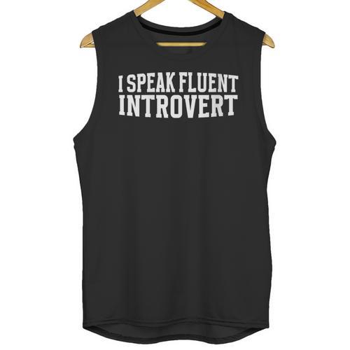 I Speak Fluent Introvert Unisex Tank Top - Raresse