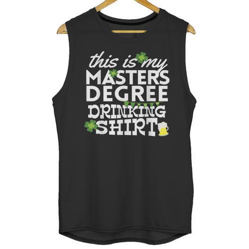 St Patricks Day Masters Degree MSW Graduation Social Work Unisex Tank Top - Best Gift Smart