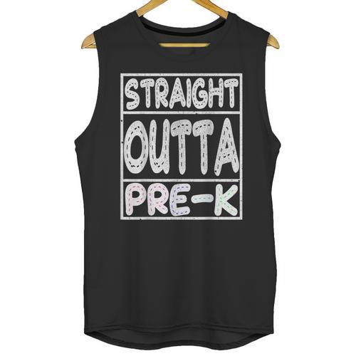Straight Outta Pre-K Shirt Great Graduation Preschools Unisex Tank Top - Best Gift Smart