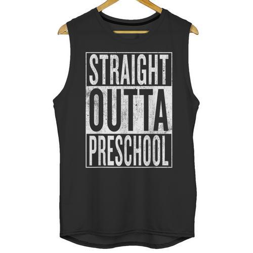 Straight Outta Preschool Pre-School Graduation Cool Unisex Tank Top - Best Gift Smart