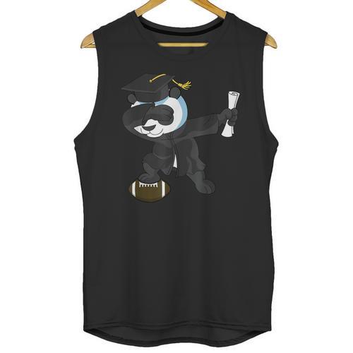 Student Graduation 2022 Panda Football Boys Girls Teenager Unisex Tank Top - Best Gift Smart