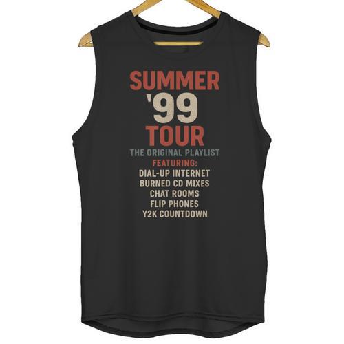 Summer 99 Tour Original Playlist Retro Nostalgia Unisex Tank Top - Figerry