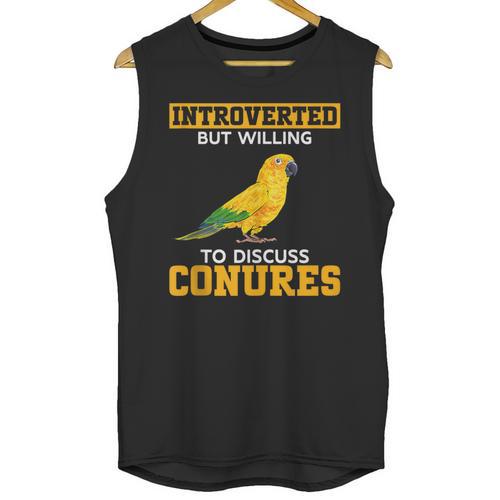 Sun Conure Introvert Parrot Bird Sun Conure Unisex Tank Top - Raresse