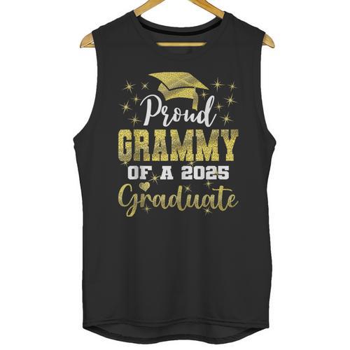 Super Proud Grammy Of 2025 Graduate Senior Graduation Family Unisex Tank Top - Best Gift Smart