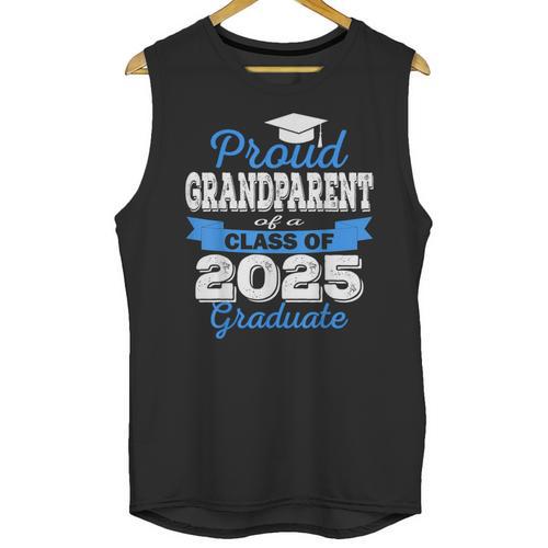 Super Proud Grandparent Of 2025 Graduate Graduation Family Unisex Tank Top - Best Gift Smart