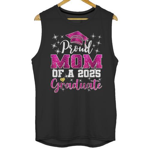 Super Proud Mom Of 2025 Graduate Senior Graduation Family Unisex Tank Top - Best Gift Smart