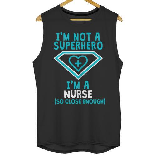 Superhero RN Nurse Shirt Graduation Unisex Tank Top - Best Gift Smart