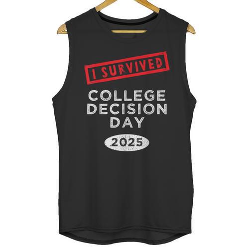 I Survived College Decision Day Graduation Class Of 25 Unisex Tank Top - Best Gift Smart