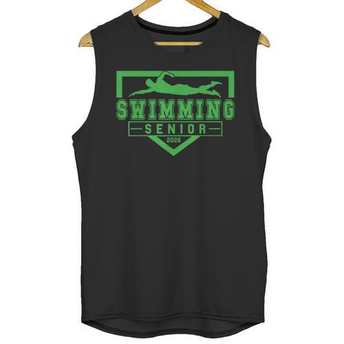 Swimming Senior Night Swim Senior 2026 Graduation 32 Unisex Tank Top - Best Gift Smart