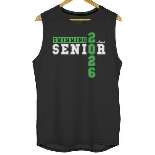 Swimming Senior Night Swim Senior 2026 Graduation 33 Unisex Tank Top - Best Gift Smart