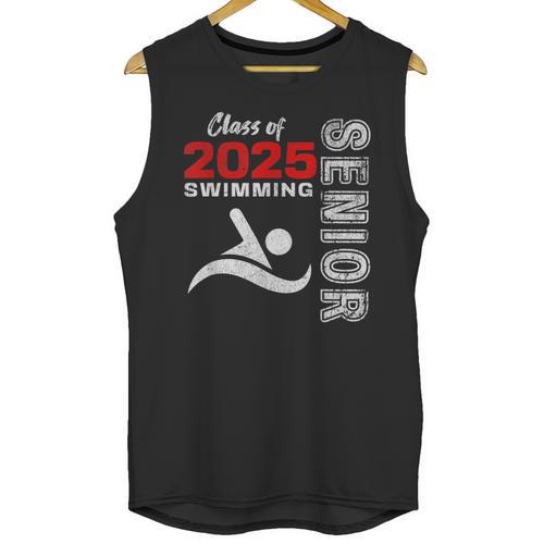 Swimming Team Senior Class Of 2025 Graduation 2025 Unisex Tank Top - Best Gift Smart