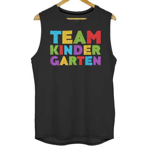 Team Kindergarten Shirt Teacher Back To School Graduation Men Women Girls Kids Unisex Tank Top - Best Gift Smart