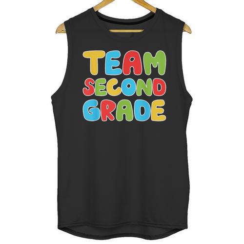 Team Second Grade Shirt 2nd Grade Back To School Graduation Unisex Tank Top - Best Gift Smart