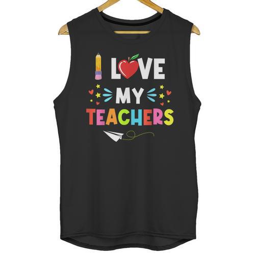 Teens Graduation I Heart My Teacher I Love My Teachers Unisex Tank Top - Best Gift Smart
