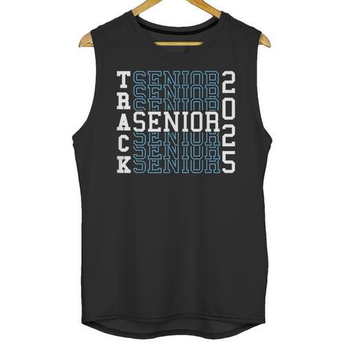 Track Senior Night Track Senior 2025 Graduation 50 Unisex Tank Top - Best Gift Smart
