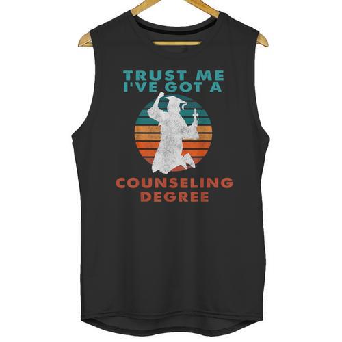 Trust Me I'Ve Got A Counseling Degree College Graduation Unisex Tank Top - Best Gift Smart