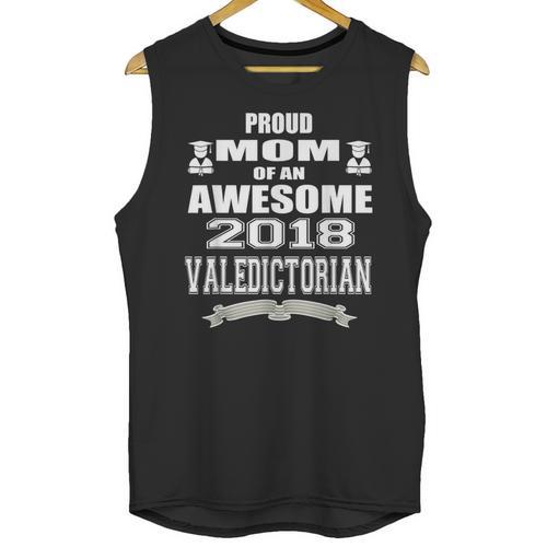 Valedictorian Scholar Mom T Shirt Graduation Speech Unisex Tank Top - Best Gift Smart