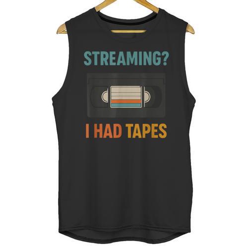 VHS Cassette Tape Retro 80s 90s Nostalgia Unisex Tank Top - Figerry