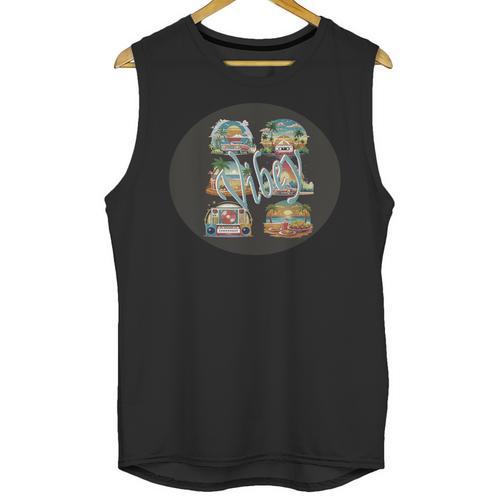 Vibey Nostalgia & Retro Charm Unisex Tank Top - Figerry